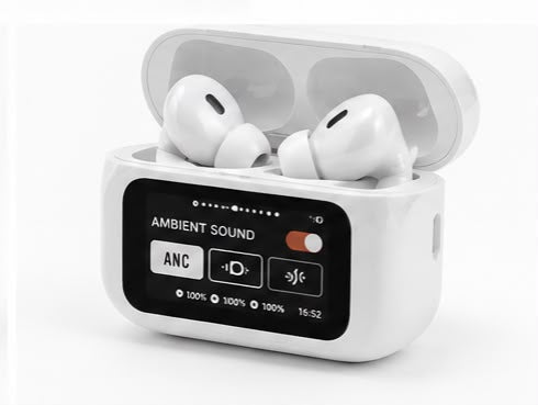 ANC Wireless Earbuds with Touch Control & Digital Display – Bluetooth 5.3 Earbuds