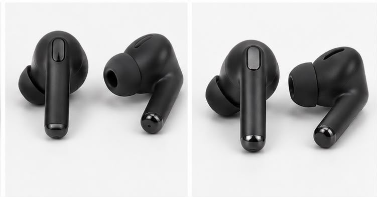 ANC/ENC Wireless Earbuds Black – Double Noise Reduction | Touch Control | Bluetooth