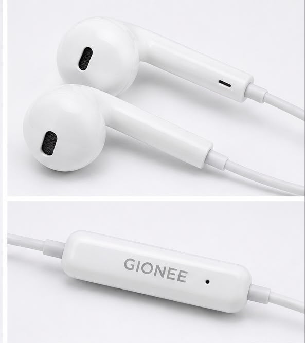 GIONEE USB Type-C Wired Earphones with Mic – Premium Sound & Hands-Free Calling