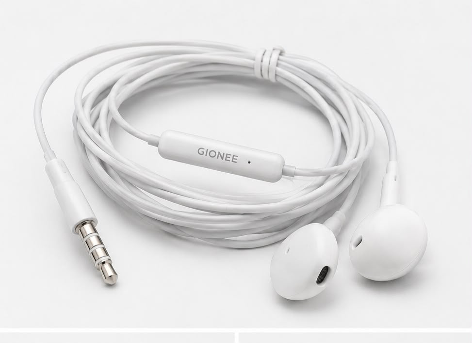 GIONEE AUX Wired Handsfree with Microphone – Premium Sound Quality