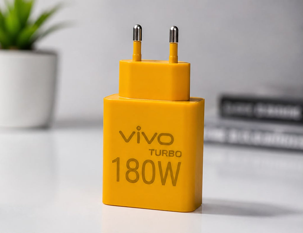 Vivo 180W Turbo Fast Charger – Original High Speed Charging Adapter