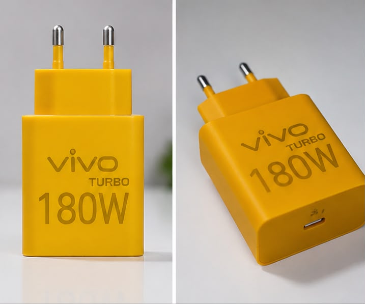 Vivo 180W Turbo Fast Charger – Original High Speed Charging Adapter