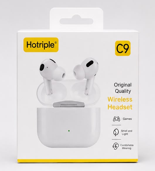 Hotriple C9 Wireless Earbuds – Original Quality Bluetooth Headset